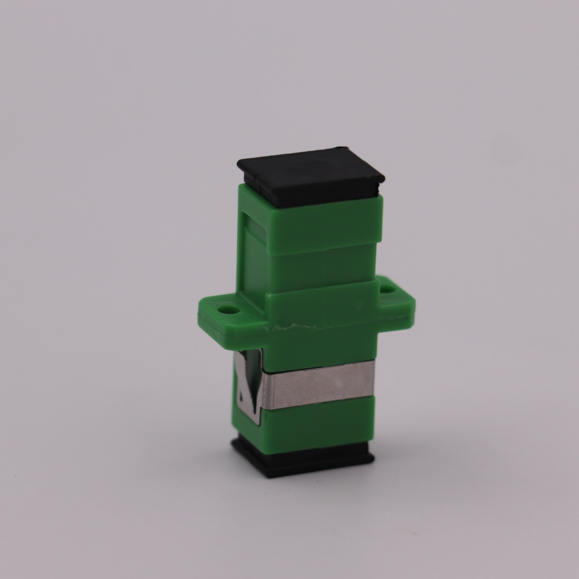 SC/APC Fiber Optic Adapter Green Color Simplex Single Mode Optical Connector